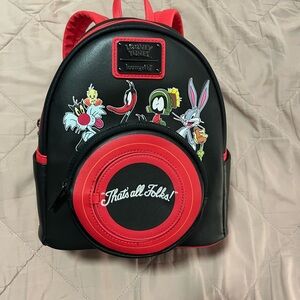 Loungefly x Looney Tunes That's All Folks Mini Backpack